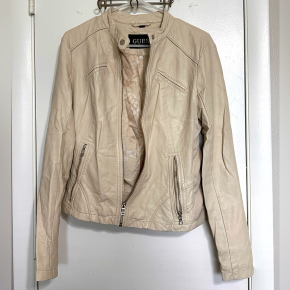 Guess Cream Jacket - Picture 1 of 3